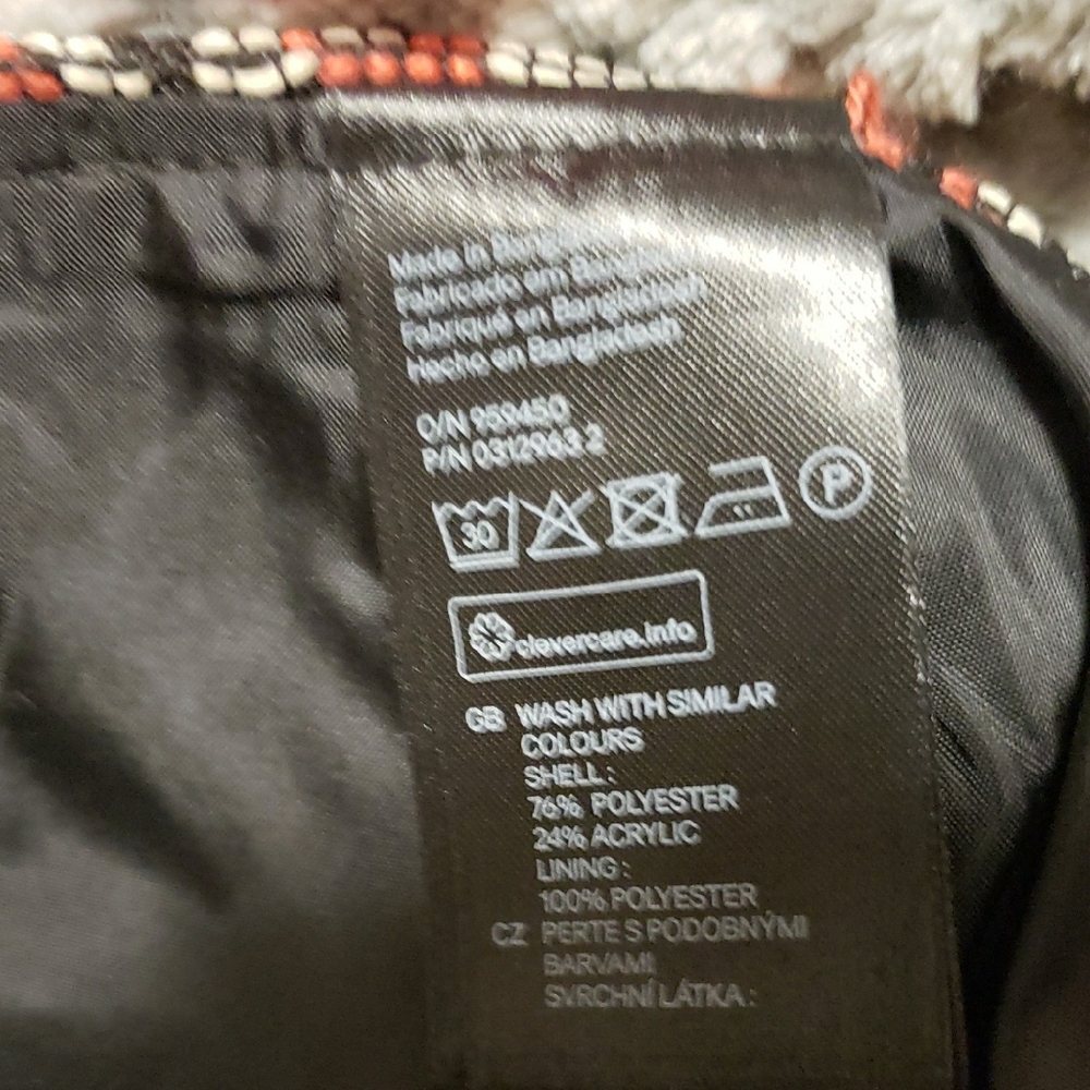 H&M Boho Diamond Pattern lined Mini Skirt - Picture 4 of 5